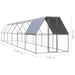 Outdoor Chicken Cage 2x2x2 m Galvanised Steel Tbnktxt