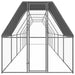 Outdoor Chicken Cage 2x2x2 m Galvanised Steel Tbnktxt