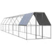 Outdoor Chicken Cage 2x2x2 m Galvanised Steel Tbnktxt