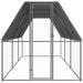 Outdoor Chicken Cage 2x6x2 m Galvanised Steel Topatix