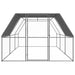 Outdoor Chicken Cage 3x2x2 m Galvanised Steel Tbnktxp