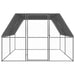 Outdoor Chicken Cage 3x4x2 m Galvanised Steel Topatil