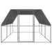 Outdoor Chicken Cage 3x6x2 m Galvanised Steel Topatii