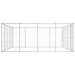 Outdoor Dog Kennel Galvanised Steel 24.2 M² Tbnxtok