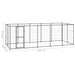 Outdoor Dog Kennel Steel 12.1 M² Tbnxxkk