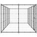 Outdoor Dog Kennel Steel 12.1 M² Tbnxxkk