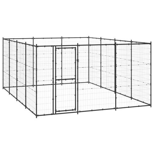 Outdoor Dog Kennel Steel 14.52 M² Tbnxtot