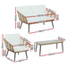 Outdoor Furniture Sofa Set 4 Piece Rattan Lounge Table