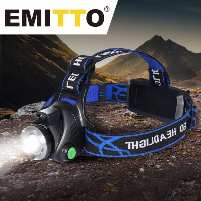 Led Outdoor Headlamp Camping Headlight Flashlight Head