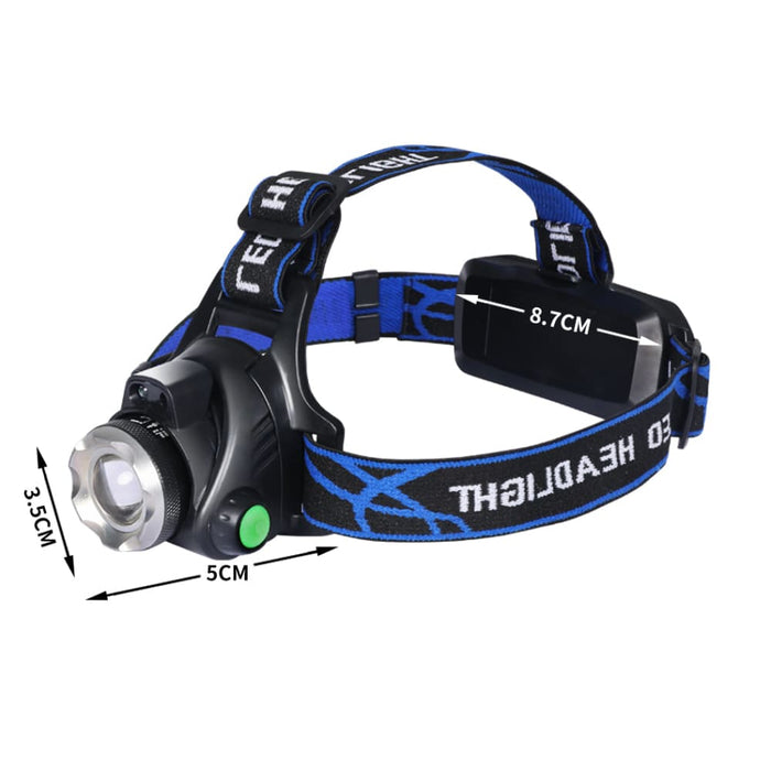 Led Outdoor Headlamp Camping Headlight Flashlight Head