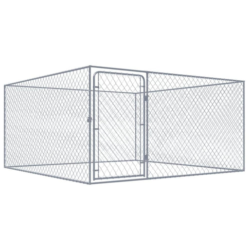 Outdoor Dog Kennel Galvanised Steel Oibnok