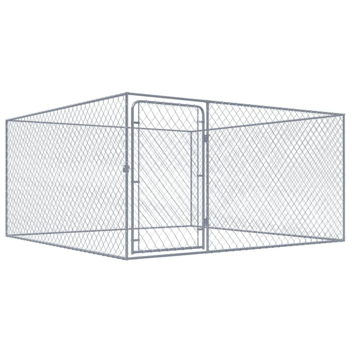 Outdoor Dog Kennel Galvanised Steel Oibnok