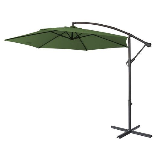 3m Outdoor Umbrella Cantilever With Protective Cover Patio