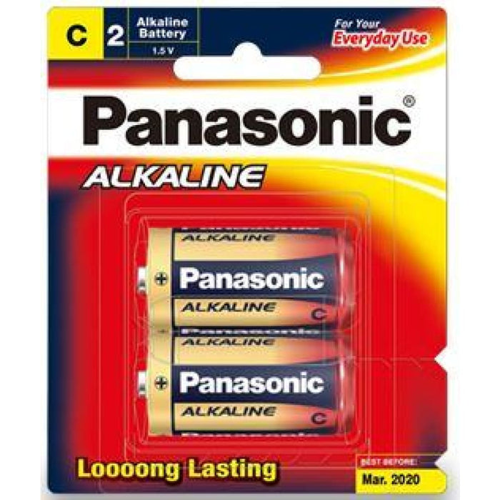 Panasonic c Alkaline Battery 2 Pack