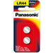 Panasonic Lr44 Micro Alkaline Calculator Coin Battery 2 Pack