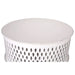 Pansy Wooden Round 80cm Coffee Table - White