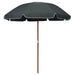 Parasol With Steel Pole 240 Cm Anthracite Ainbp