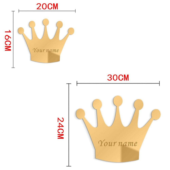 Personalised Crown mirror