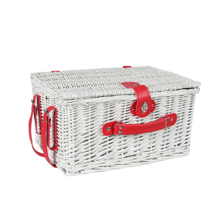 Goslash Picks Picnic Basket Set Baskets 4 Person Wicker