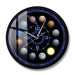 Planets Of Astrology Outer Space Modern Wall Clock Solar