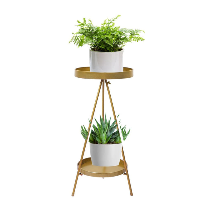 Goslash Picks Plant Stand 2 Tiers Outdoor Indoor Metal