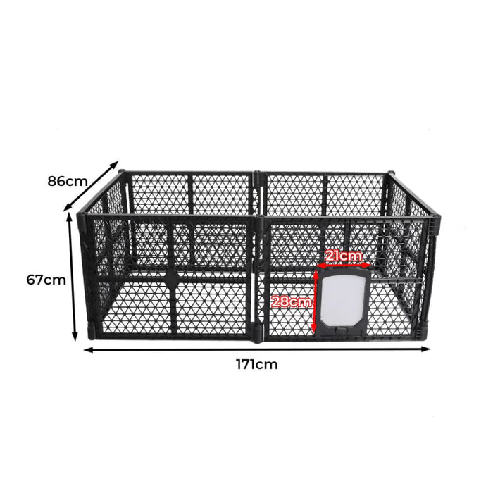 Pet Playpen Foldable Protable Dog Play Pens Plastic Garden