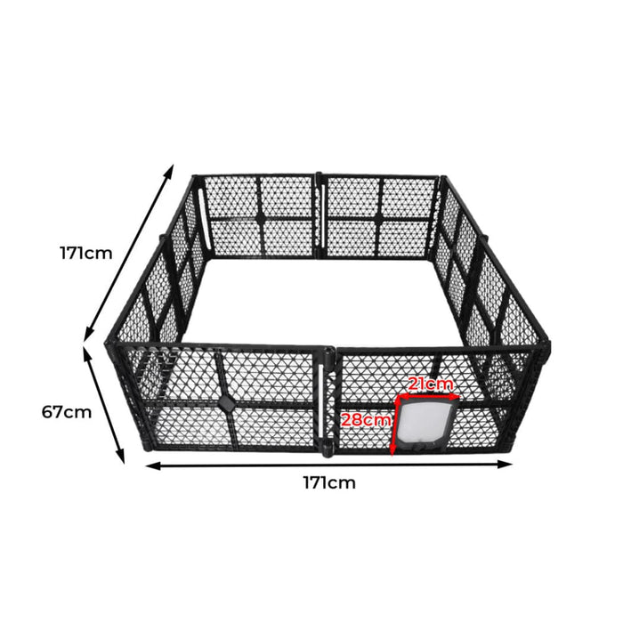 Pet Playpen Foldable Protable Dog Play Pens Plastic Garden