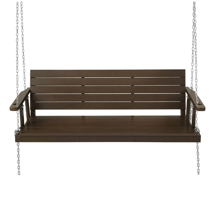 Porch Swing Chair With Chain Outdoor Furniture 3 Seater