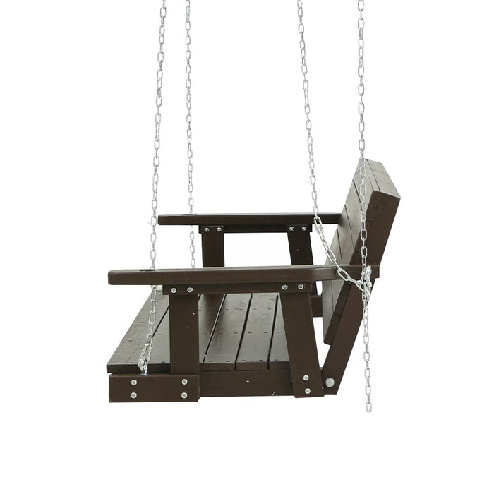 Porch Swing Chair With Chain Outdoor Furniture 3 Seater