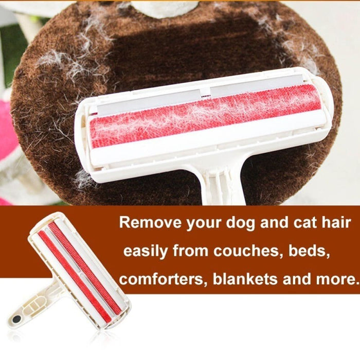 Portable Efficient Dog Hair Remover Brush With Storage