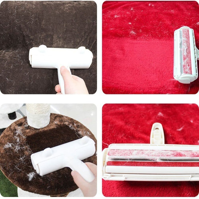 Portable Efficient Dog Hair Remover Brush With Storage