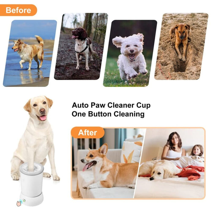 Portable Rechargeable Automatic Soft Silicone Bristles Dog