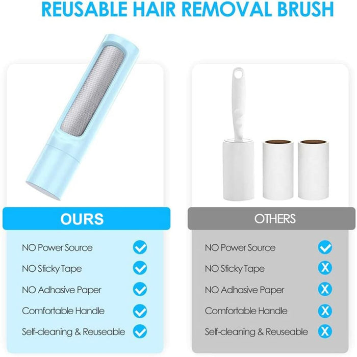 Portable Reusable Self Cleaning Lint Brush Cleaner Remove