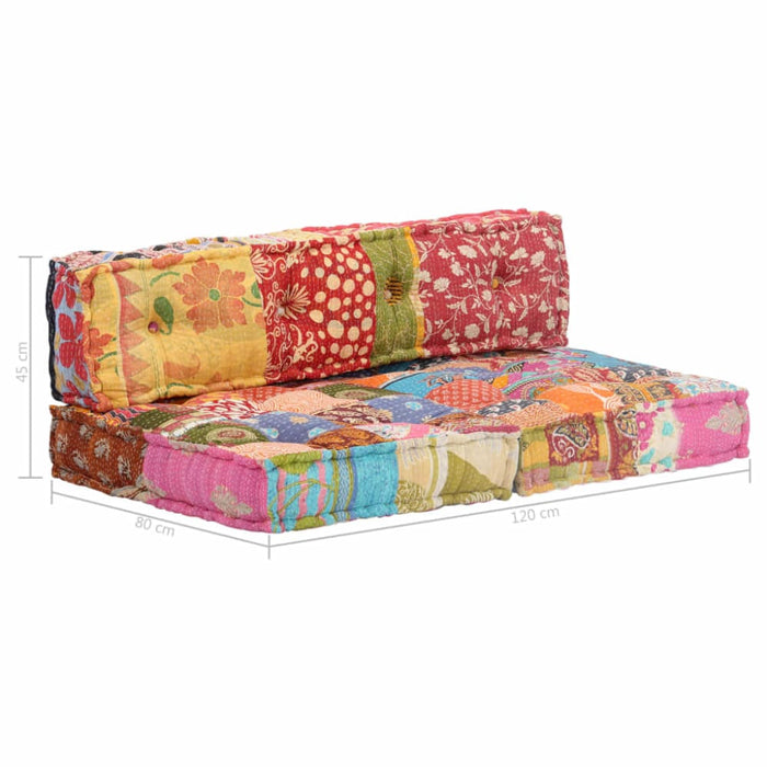 Pouffe Patchwork Fabric Xakaok