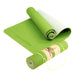 Powertrain Eco - friendly Tpe Pilates Exercise Yoga Mat 8mm