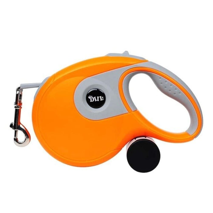 Premium 8m Retractable Automatic Pet Leash And Poop Bag