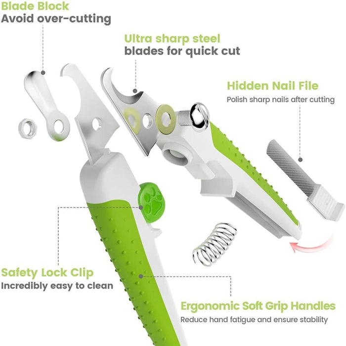 Professional Durable Safety Guard Pet Nail Cutter Lock