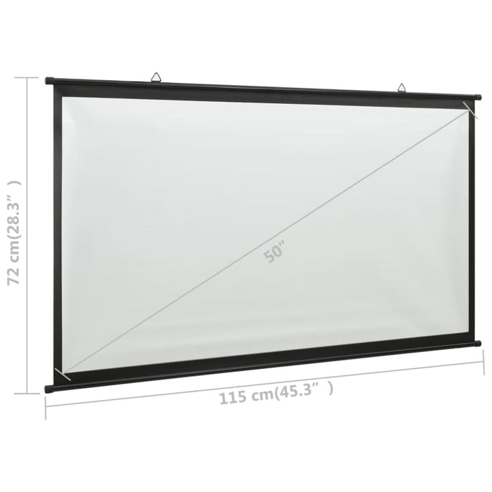 Projection Screen 50’ 16:9 Potkb