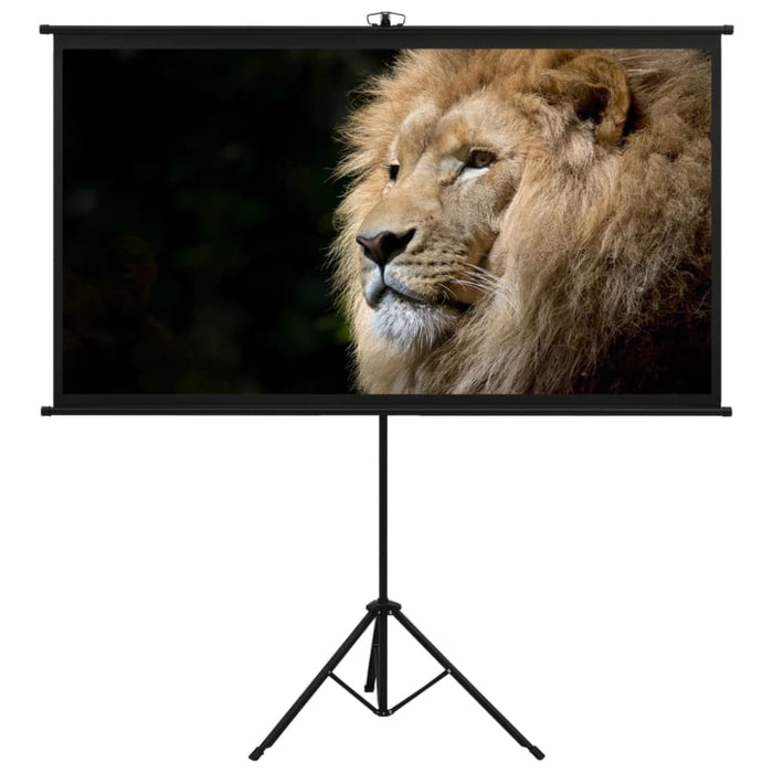 Projection Screen With Tripod 90’ 16:9 Poaox