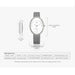 Quartz Women Silver Digital Casual Watch Bracelet