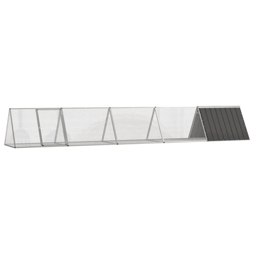 Rabbit Cage Anthracite 504.5x80.5x71 Cm Galvanised Steel