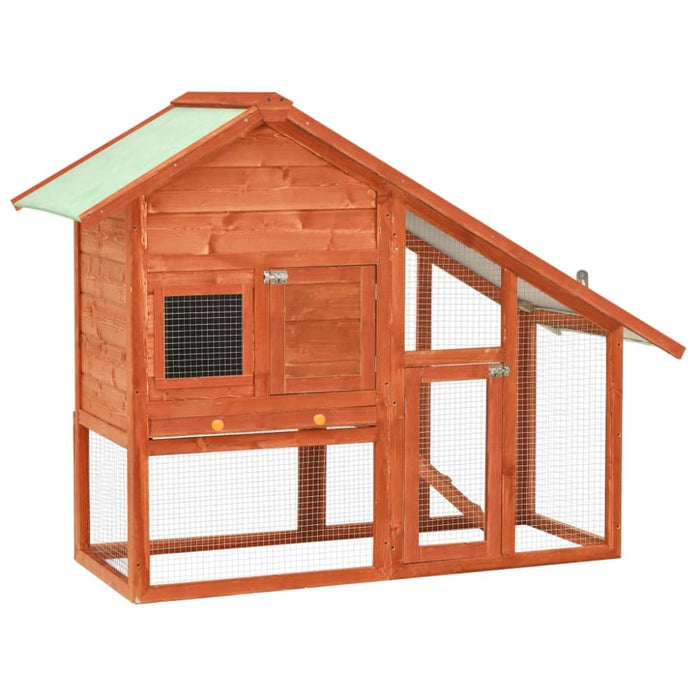 Rabbit Hutch Solid Firwood Oibnln