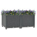 Raised Bed 80x40x38 Cm Polypropylene Tobabx