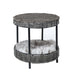 Rattan Pet Bed Elevated Raised Cat Dog House Wicker Basket