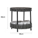 Rattan Pet Bed Elevated Raised Cat Dog House Wicker Basket