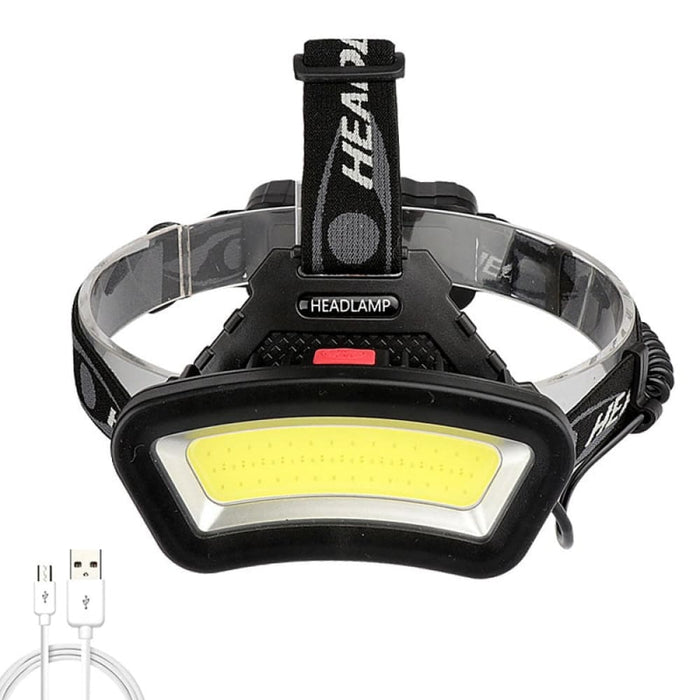 Z20 Usb Rechargeable Wide Angle Cob Led Headlight