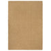 Rug Rectangular Natural 160x230 Cm Jute Tapobx