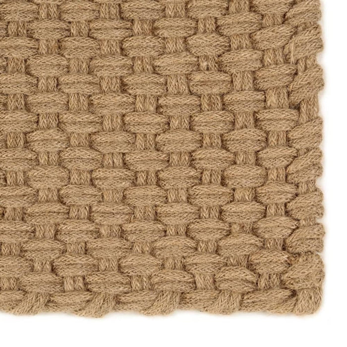 Rug Rectangular Natural 160x230 Cm Jute Tapobx