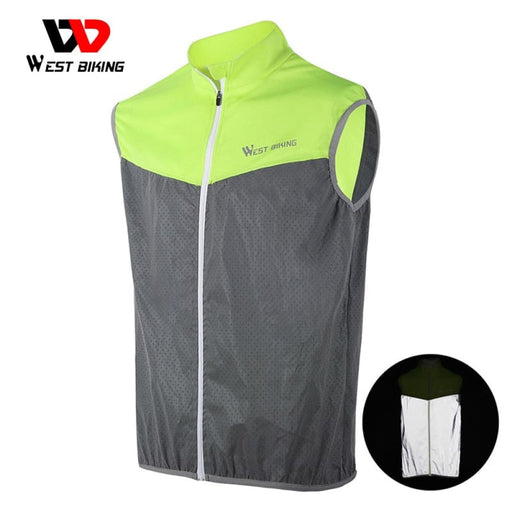 Reflective Sleeveless Cycling Vest