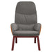 Relaxing Chair Light Grey Fabric Taoblb